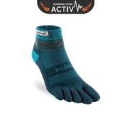 Injinji Trail Midweight Mini Crew Socks - Midnight