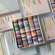 60/100 Rolls Color Washi Tape Set Diy Decorative Masking Tapes