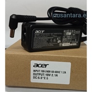 Charger ori acer 19v 2.1a 5.5*2.5"acer Z1402 Z1401 olive mini laptop X107B dst