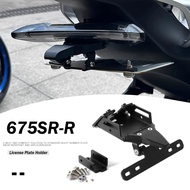 New For CFMOTO 675SR-R 675SRR 675 SR-R Motorcycle Rear License Plate Holder Bracket Tail Tidy Fender