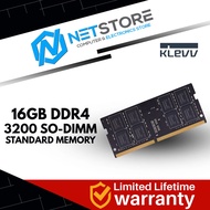 KLEVV 16GB DDR4 3200 SO-DIMM STANDARD MEMORY - KD4AGSA80-32N220A