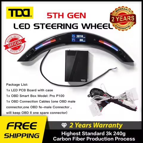 TDD LED Kit Display Steering Wheel Kit Universal Use ICF Motors Classic Model Galaxy Pro Model Intel
