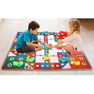 Time Flying Chess Carpet Parent-child Game Creeping Mat Kids Aeroplane Chess Rug