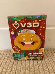 X’mas 3D mask 幼童立體口罩10片獨立包裝