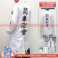 Jaket Parka Jubah Anime Kanto Manji Tokyo Revengers Mikey Cosplay