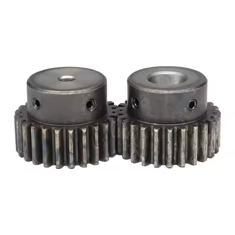 Motor Gear 1.5M-25T Bore Size 6/8/10/12/14/15/16/17/18/19/20 mm Metal Gear SC45#Carbon Steel High Fr