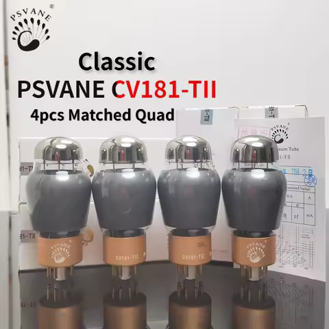 PSVANE MARKII CV181-TII Classic Vacuum Tube Upgrade CV181 6SN7 6N8P 6H8C HIFI Audio Valve Electronic