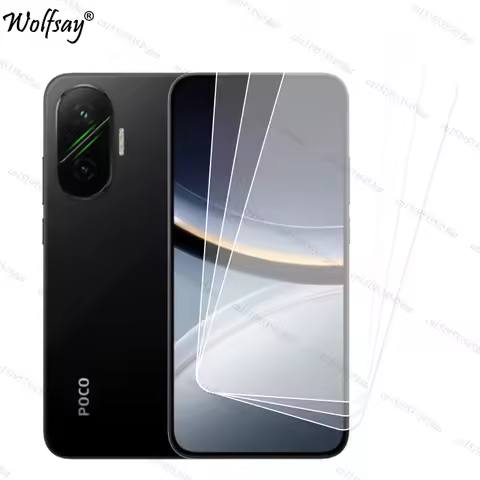 Transparent Tempered Glass For Xiaomi Poco F7 Full Glue Clear Screen Protector For Poco F7 Clear Fro