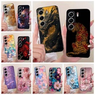 For Tecno Camon 40 Pro 5G Case CM7 Cool Tiger Dragon Painted Cover Soft Silicone Phone Case For Tecn