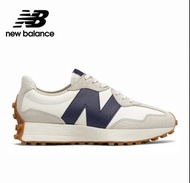 【New Balance】復古運動鞋_女性_白灰藍_WS327KB-B楦 - US7.0-24cm