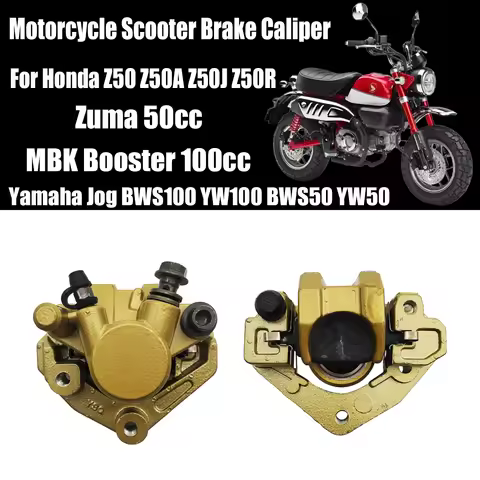 Motorcycle Scooter Brake Caliper For Honda Z50 Z50A Z50J Z50R Yamaha Jog BWS100 YW100 BWS50 YW50 Zum