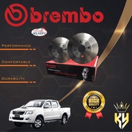 BREMBO FRONT BRAKE DISC ROTOR TOYOTA HILUX 2005-2015 KUN25 2.5, HILUX KUN26 3.0 (09.A634.11)