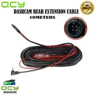 QCY 4 Pin 10meters DashCam Rear Camera Cable Long Line Cable Car Recorder Rear Len Extension Cable f