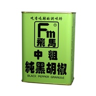 飛馬 中粗純黑胡椒 金罐  345g  1罐