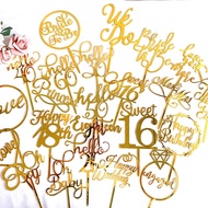 ACRYLIC CAKE TOPPER HELLO Size 30 HELLO 40 HAPPY BIRTHDAY 30TH 40TH 50TH 60TH CAKE Decoration ACRYLI