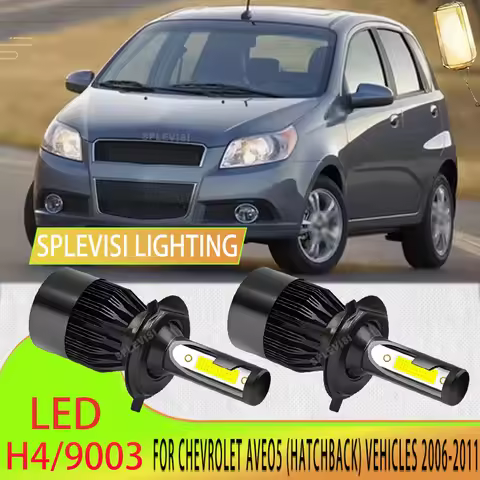 Navigate Rain, Fog, and Darkness with Greater Assurance H4 LED Bulb For Chevrolet Aveo5 (Hatchback) 