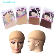 Homeliving High Quality Wig Cap Dilapisi Mesh Hitam Wanita Rambut Asli