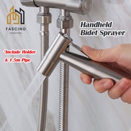 【SG】Stainless Steel Handheld Bidet Sprayer Toilet Bidet Set Bidet Spray Set with Metal Hose Spray Gun