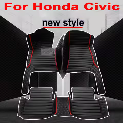 Floor Mats Car For Honda Civic 6th Ferio EJ EK EM Sedan 1999 2000 Luxury Car Floor Mats Left Or Righ