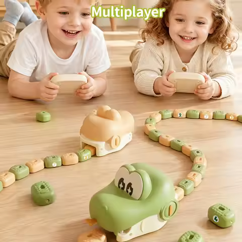 2026 New Remote Control Magnetic Greedy Snake Parent Child Interaction Two Person Battle Greedy Bean