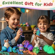 3D Printed Dragons Eggs With Baby Dragons Inside Stylish Desktop Crafts Decoration For Kids Adults