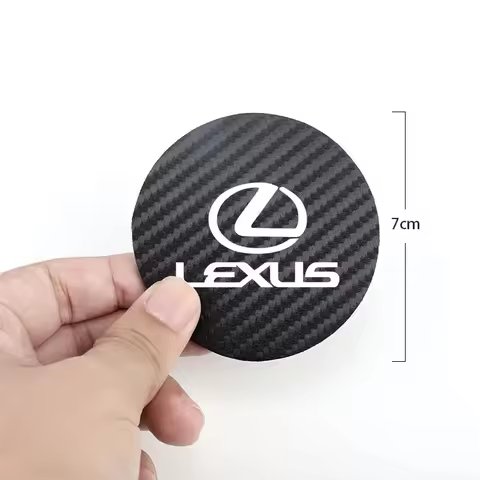 For Lexus GS IS LS500h ES260 ES300h RX350h NX260 UX260 LM LC RZ450e TX 2Pcs Car Carbon Leather Water