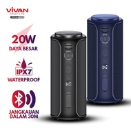 VIVAN VS30 SUPER BASS+ WATERPROOF IPX7 20W SPEAKER OFFICIAL 12 MONTHS WARRANTY ORIGINAL BLUETHOOTH 5