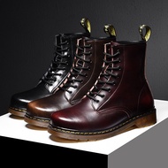 Eight Hole Men New England Dr. Martens Martin Boots Genuine Leather Ankle Boots Couple Female Outdoor Casco Martin Boots TXOF