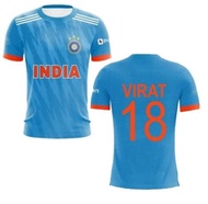 India Jersey Cricket 2023 T20 World Cup Shirt Team ODI T20 kids Size ipl Jersey