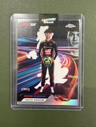 F1 奧利華 貝爾文 Oliver Bearman 哈斯車隊 新秀 - Neon Nations SSP Case Hit 2025 Topps Chrome Toyota Gazoo Racing 