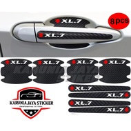 8pcs Car handle Carbon sticker Suzuki XL7 sticker cutting Car Door handle Protector