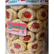 Terbaru Sandy Cookies Cherry Keju Isi 200Gram
