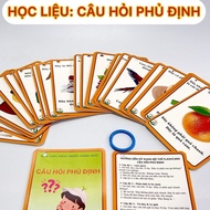 Flashcard constitution questions teach children how to order thinking questions and reduce mimicking