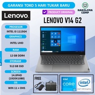laptop lenovo v14 g2 intel i3 ram 12gb ssd 512gb w11 free ohs fhd - 8gb/512gb unit only