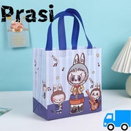 PRASI Handbag, Cartoon Plastic  Tote Bags,  Storage Waterproof POP MART Gift Bags