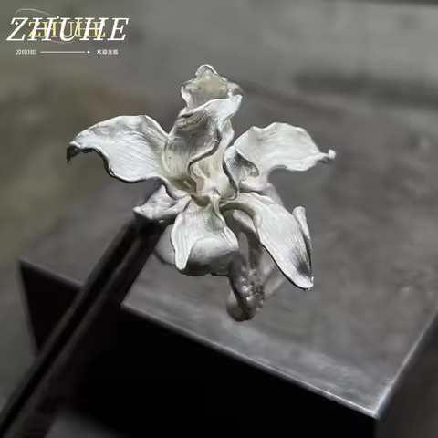 ZHUHE Lris Ring Vintage Style Jewelry Accessory For Women Party Gifts For Girlfriends