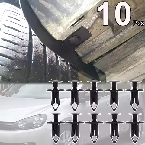 10Pcs For VW Golf 5/6 2003 - 2012 Caddy 2K Jetta A5 A6 Engine Undertray Bumper Wing Splashguard Shie