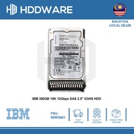 IBM 300GB 15K 12Gbps SAS 2.5" G3HS HDD // 00WG660 // 00WG661 // 00WG664