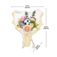 new Robotime Rokr flowers Bloom Craft kit 3D Puzzle Bouquet kit Eternal Flowers Romantic Gift for Bi