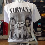 NIRVANA (personil) t-shirt, grunge t-shirt, rockkaos band, outerkaos band