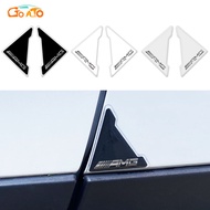 GTIOATO 2PCS AMG Car Door Corner Cover Silicone Anti-Collision Stickers Car Accessories For Mercedes Benz W212 W204 W213 W205 W211 A180 A200 B180 C180 E200 CLA180 GLB200 GLC300 S CLS GLA GLE Class