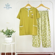 Baju Tidur XXL CP Forever Sweet Setelan Piyama Wanita Jumbo Celana Panjang V-619