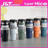 SN_ Tumbler With Handle 900ml 304 Stainless Steel Insulated Thermos Flask Water Bottle Botol Air 保温瓶