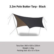 NATURE CAMP - BUTTERFLY FLYSHEET/ AWNING VIDALIDO BLACK  COATING