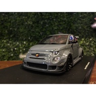 1/18 TopSpeed LBWK Abarth Fiat 500 595 Grey TS0612 [MGM]