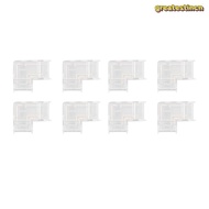GREAT 8pcs LED Strip Light Connector, Solderless COB COB Connector, Easy Transparent LED Connector K