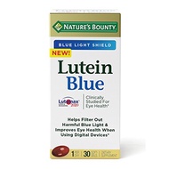 Nature's Bounty Lutein Blue Pills, Eye Health Supplements and Vitamins with Vitamin A and Zinc,