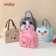 WOLFAY Cartoon Lunch Bag, Thermal Thermal Bag Insulated Lunch Box Bags, Lunch Box Accessories  Cloth Portable Tote Food Small Cooler Bag
