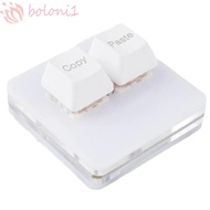 [COD] Copy Paste Keypad, Acrylic Keypad Custom Mini 2 Key Keypad, Hot Swap Mechanical Key Mini Red S