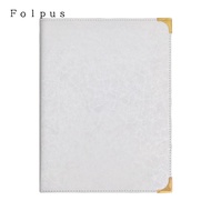[Baosity11] Restaurant Menu Cover Menu Book Transparent Sleeve A4 Size Refillable Metal Corners 12 V